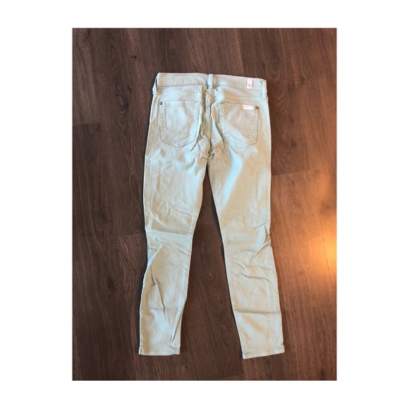 🎉50% OFF! 7 For All Mankind Light Turquoise Jeans - Picture 3 of 4
